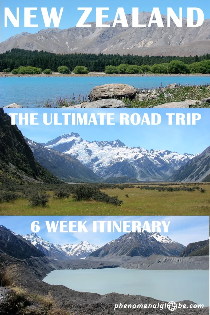 Looking for the ultimate New Zealand road trip itinerary? Check out this 6-week itinerary and travel map with campsites and all the highlights on the North and South Island of New Zealand! #NewZealand #roadtrip #itinerary