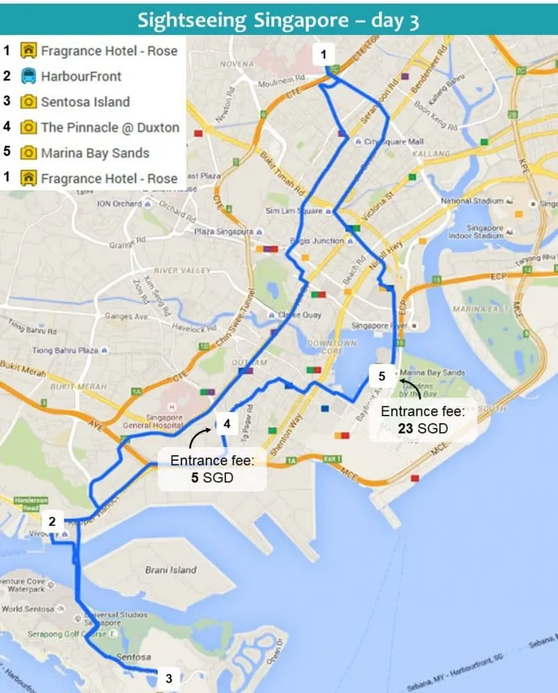 Sightseeing in Singapore 4 day itinerary day 3