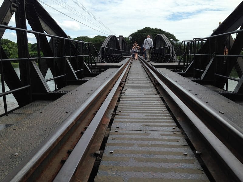 The bridge over the River Kwai - places to visit in Thailand