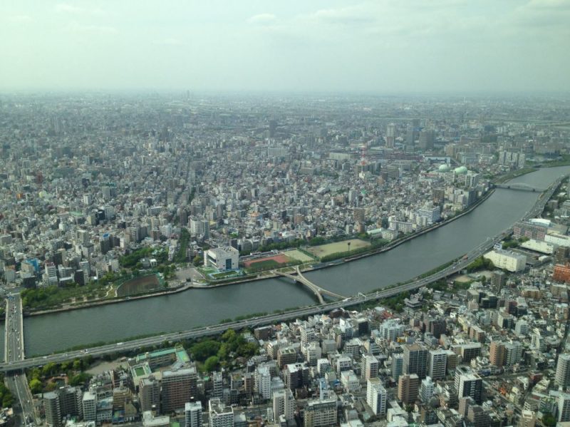 View from Tokyo sky tree