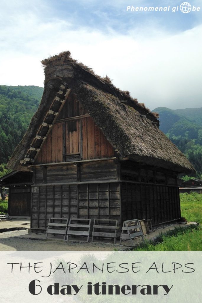 Planning a trip around the Japanese Alps? Check out this itinerary including Kanazawa, Shirakawa-go, Takayama, Kamikochi and Matsumoto. In the post you can find detailed travel information and a printable map. #Japan #JapaneseAlps #TravelJapan