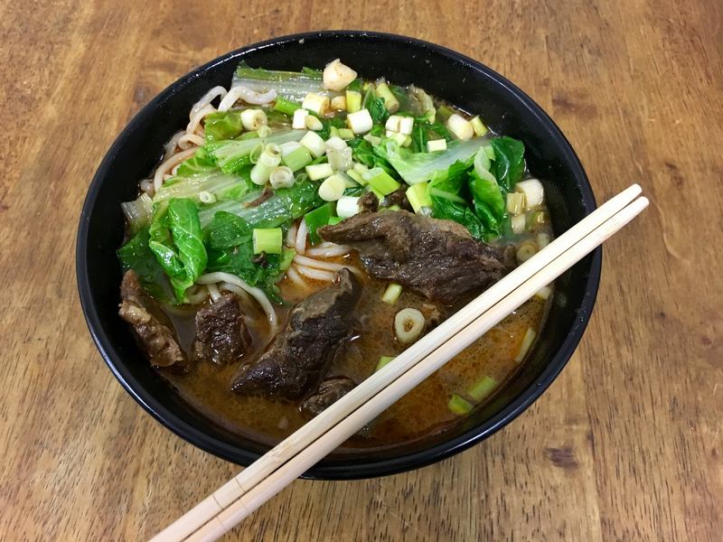 Best beef noodles soup in Taipei Taiwan