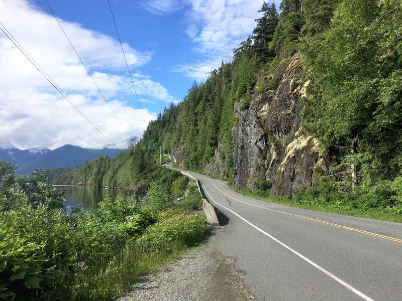 Pacific Rim Highway on Vancouver Island