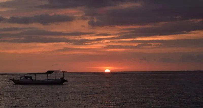 Sunset on Nusa Lembongan Bali 