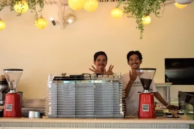Coffee bar at the Chillhouse Canggu