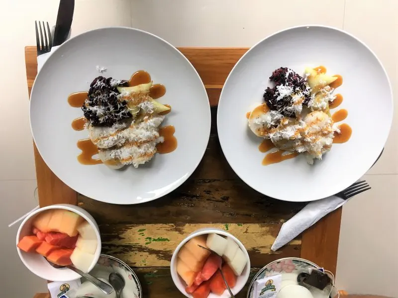 Breakfast at Wisna House in Sanur