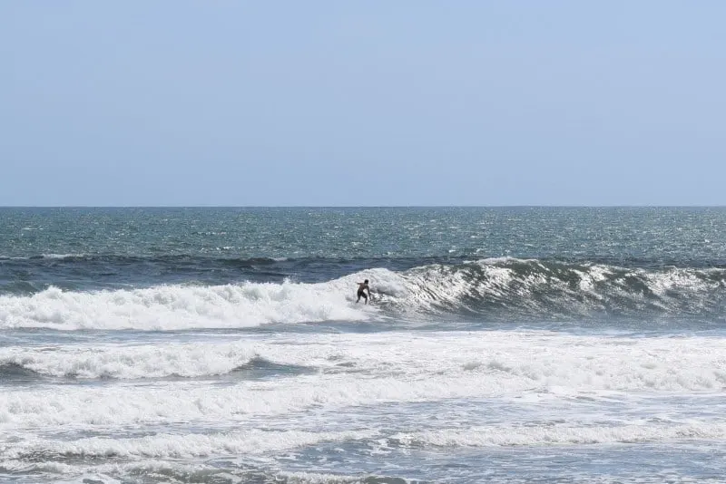 Surfing in Canggu Bali