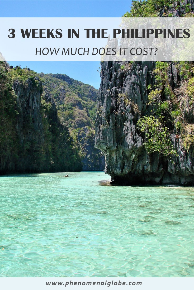 Travel the Philippines on a budget! Our Philippines daily budget was 2833php / €57 / $63 per day for us as a couple. Check out the post and infographic for more details (info about accommodation, transport, food, activities and more). #Philippines #travelbudget #SoutheastAsia