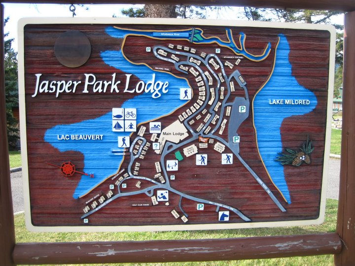 Jasper Park Lodge map