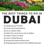 The best things to do in Dubai on a 4 day Dubai itinerary. #Dubai #UAE