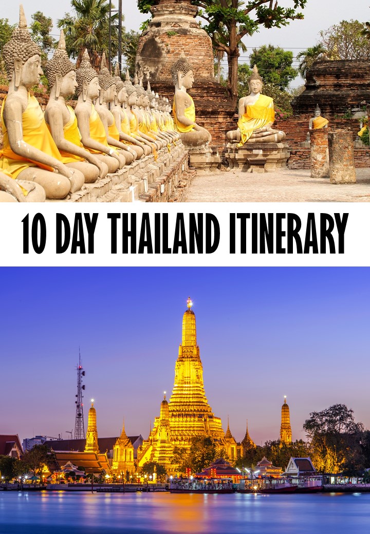 Planning a 10 day trip to Thailand? This 10 day Thailand itinerary offers 2 options to make the most of 10 days in Thailand (includes Bangkok, Chiang Mai, Ayutthaya and more). #Thailand #thailanditinerary #travelplanning