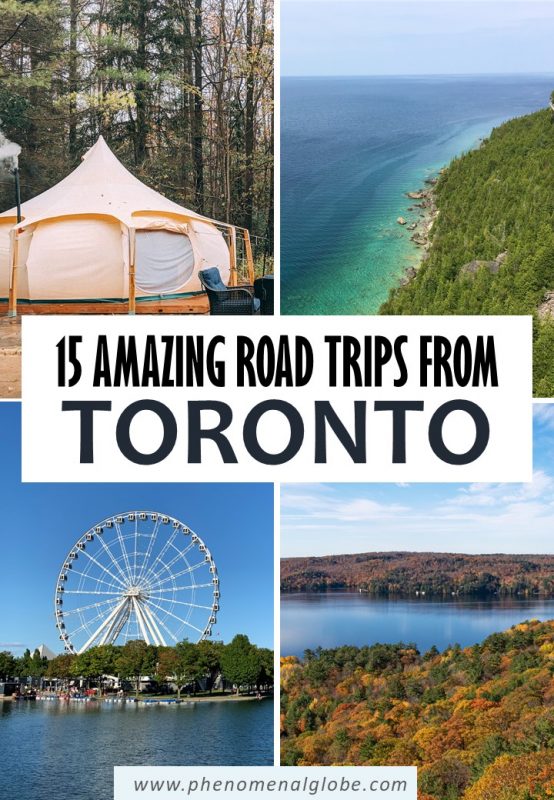 Looking for the best road trips from Toronto? Read about 15 great day trips and weekend getaways from Toronto by car (including map and driving distances). #Toronto #Ontario #Canada #RoadTrip