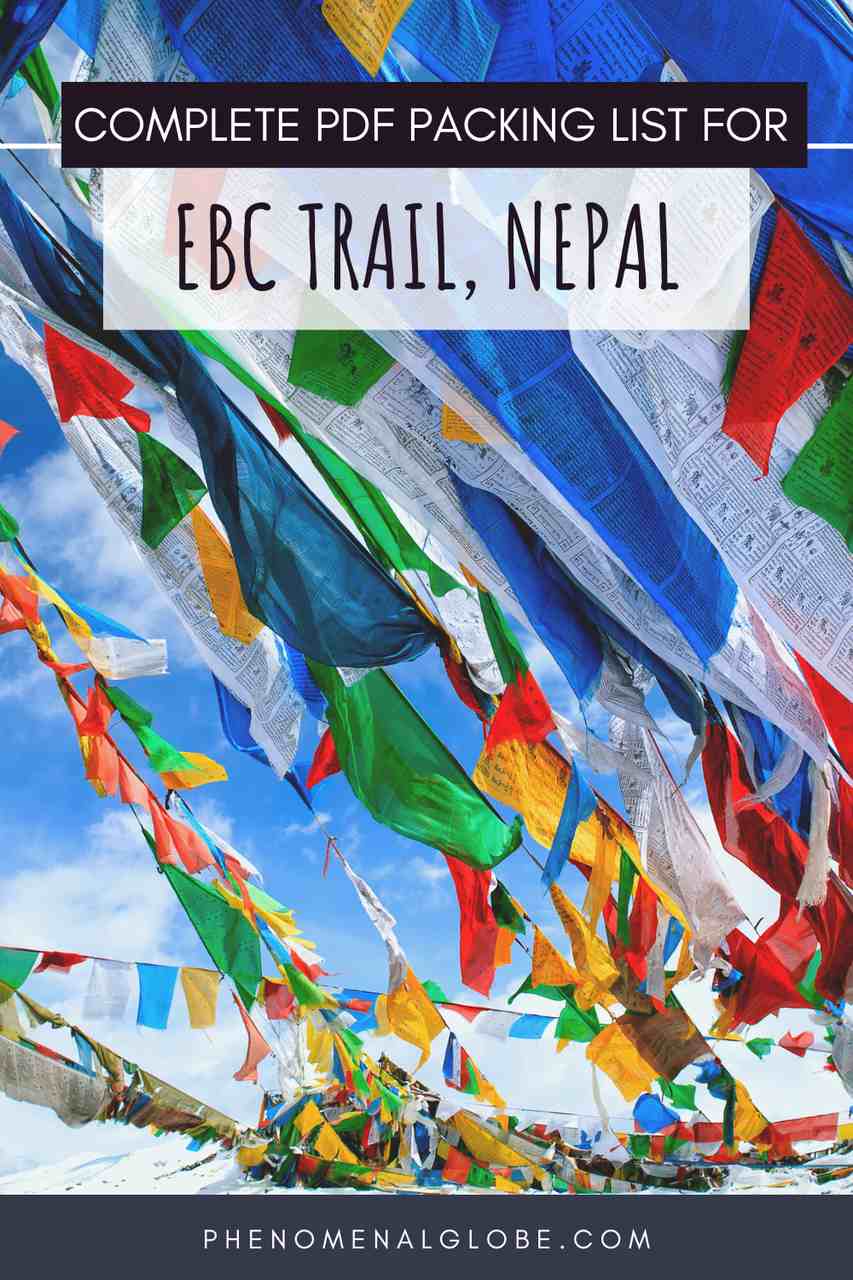 Everest Base Camp Packing List How To Pack For The EBC Trek