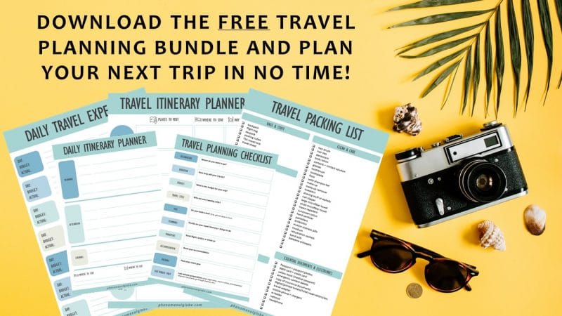 Travel planning bundle lead magnet