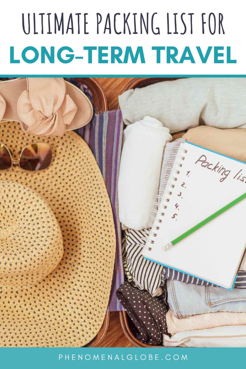 The Best LongTerm Travel Packing List For A RTW Trip